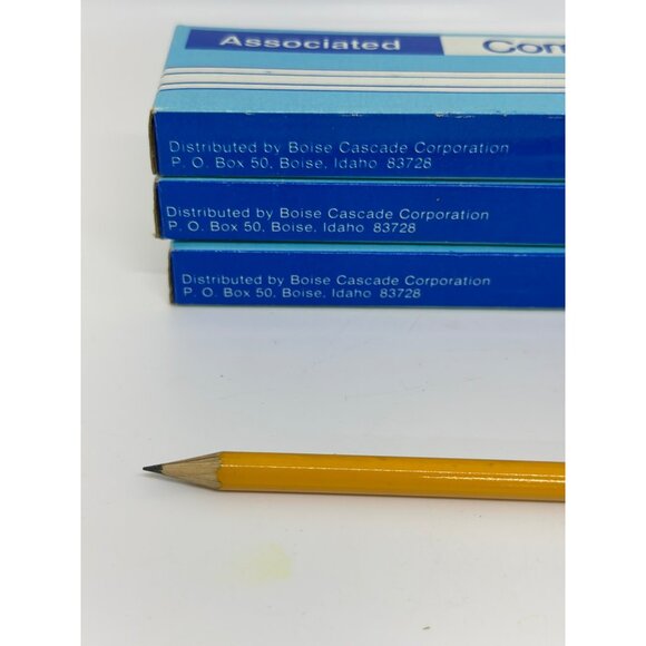 VTG Associated 600 Commercial Pencils New Old Stock Box Pencils Set-of-3 - Picture 5 of 7